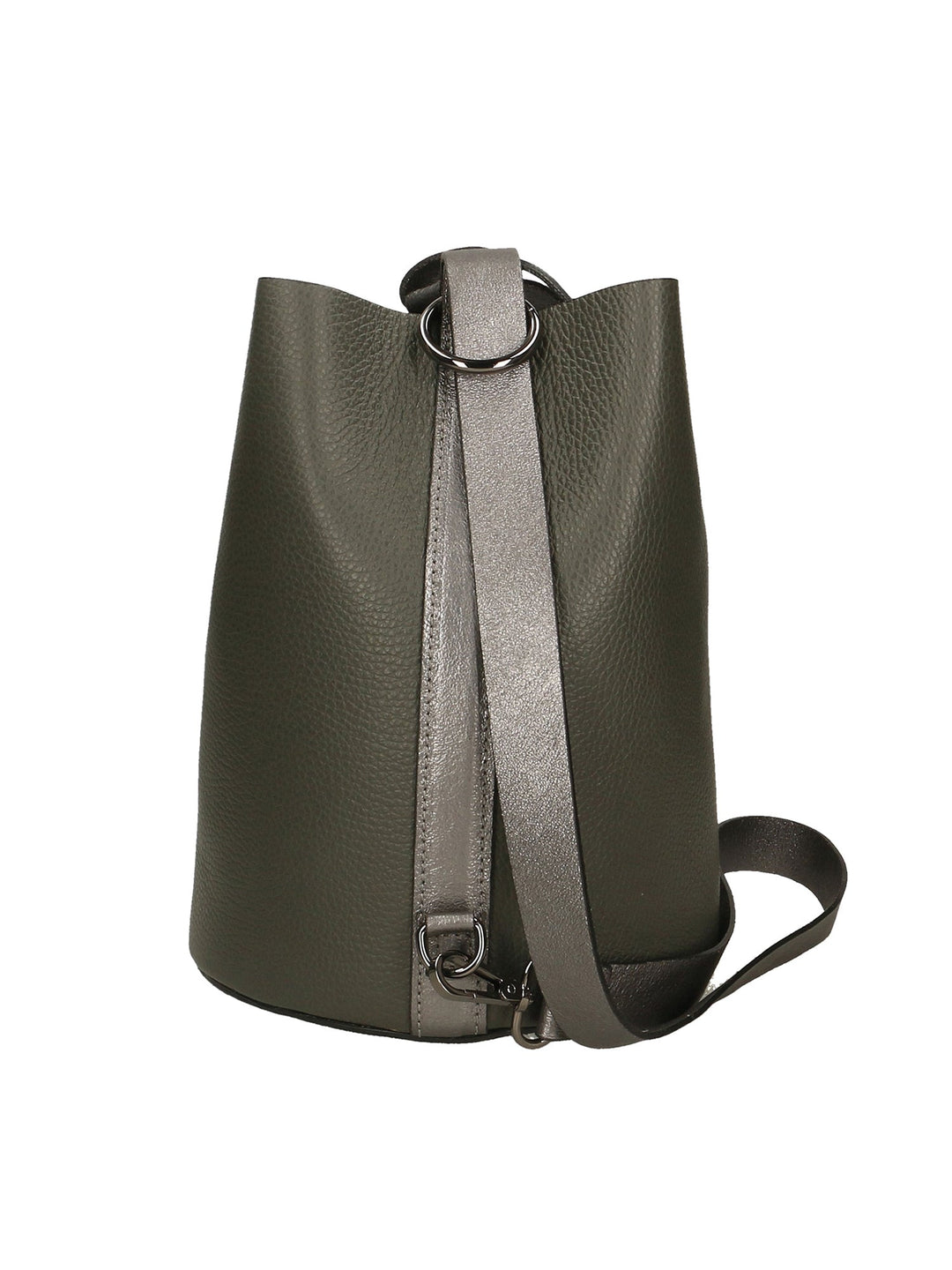 Ortensia Borsa secchiello da Donna in Vera Pelle