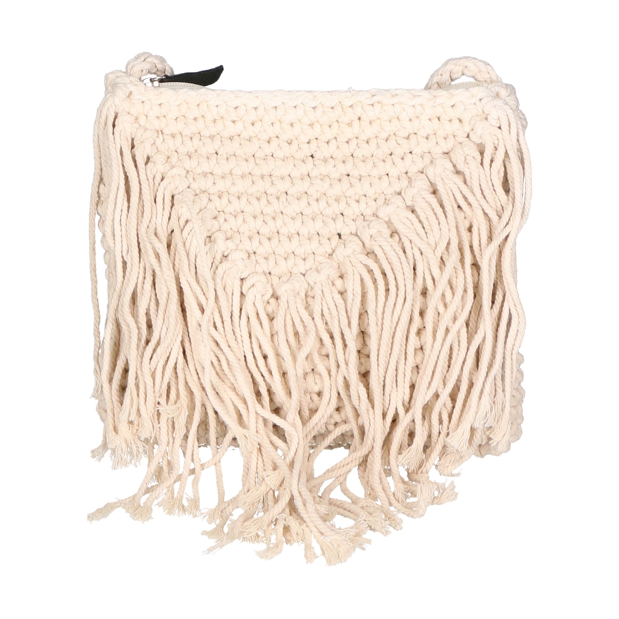 Borsa a tracolla da Donna in Cotone intrecciato a mano | Gave Lux | GLX228811423FBG-BEIGE