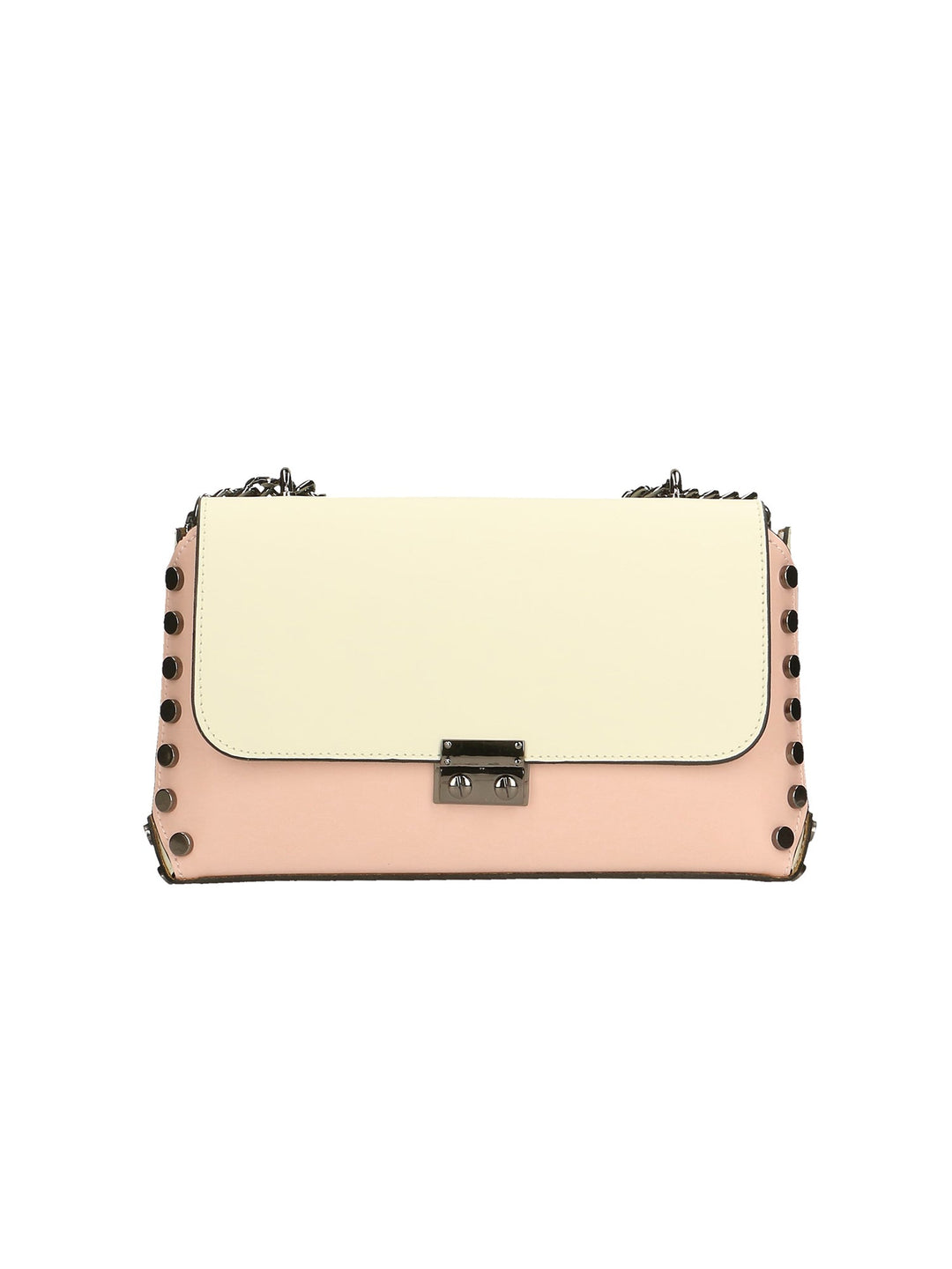 Borsa a tracolla da donna In Vera pelle | gave lux | GLX22864123FBG-ROSA+BEIGE