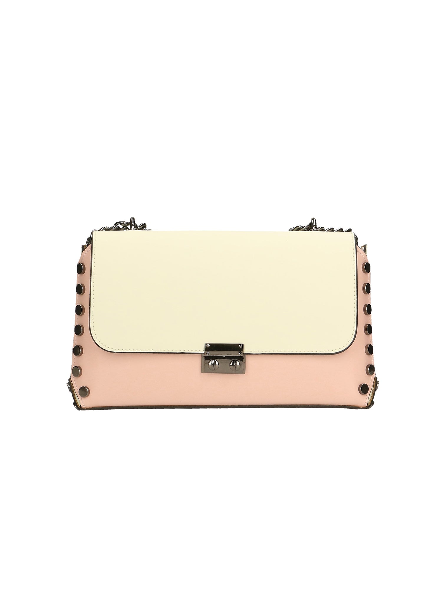 Borsa a tracolla da donna In Vera pelle | gave lux | GLX22864123FBG-ROSA+BEIGE