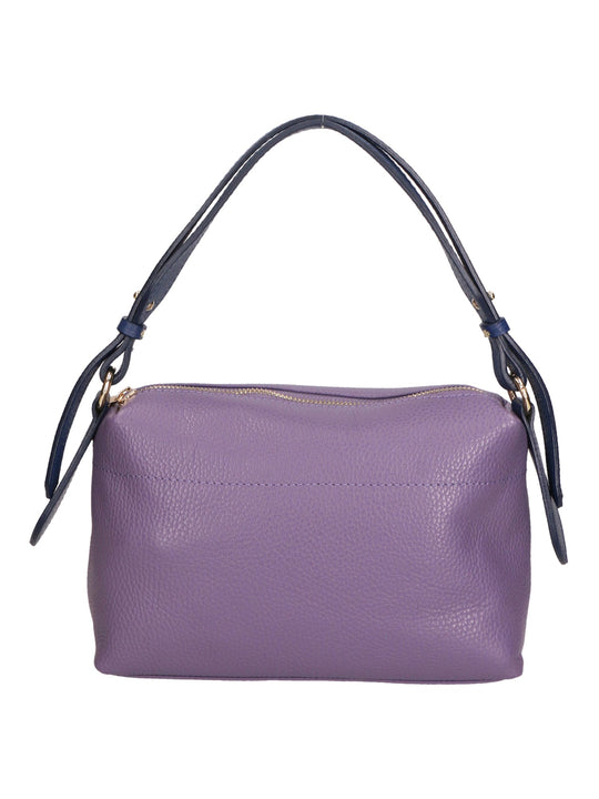 borsa a spalla da Donna in Vera Pelle | gave lux | GLX220667423FBG-D87_VIOLET_+_D24_BLU