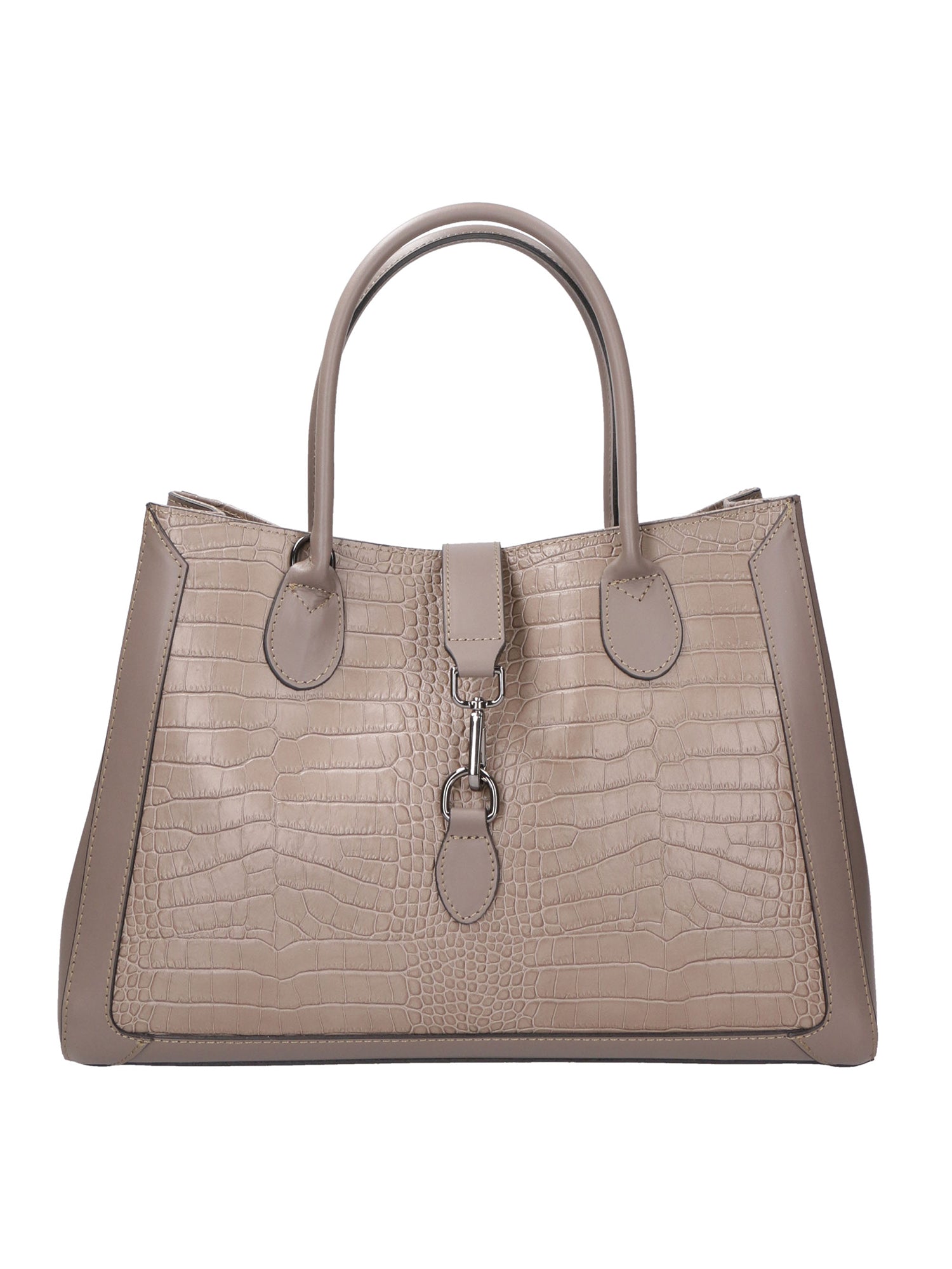 Borsa a mano da Donna in Vera Pelle | Gave Lux | GLX220569823FBG-C40_TAUPE_SCURO_DARK_TAUPE