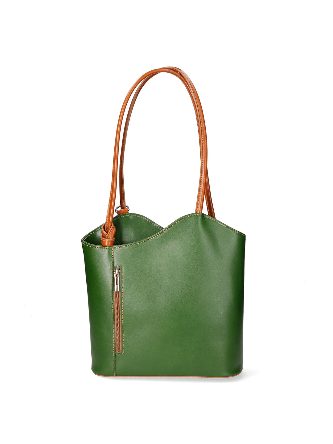 Borsa a spalla da Donna in Vera Pelle | Gave Lux | GLX22903923FBG-VERDE_CUOIO