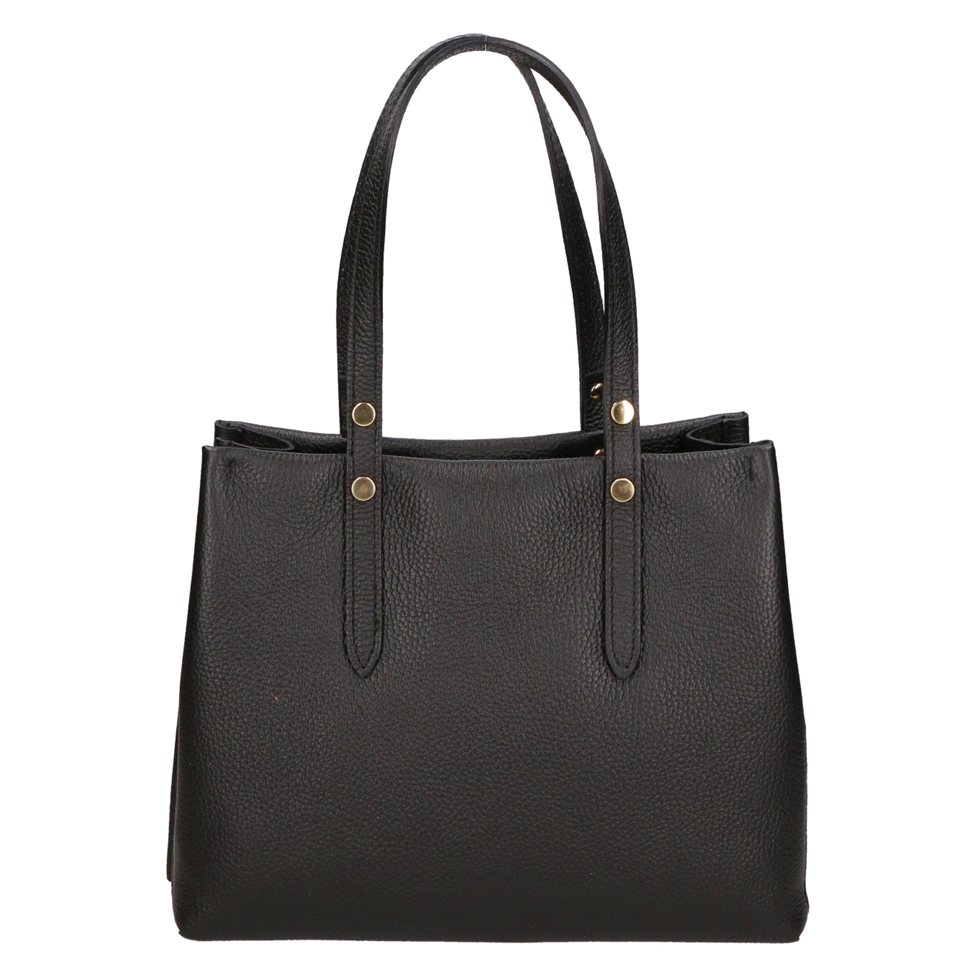 Borsa a spalla da Donna in Vera Pelle | Gave Lux | GLX220624523FBG-D28_NERO_BLACK