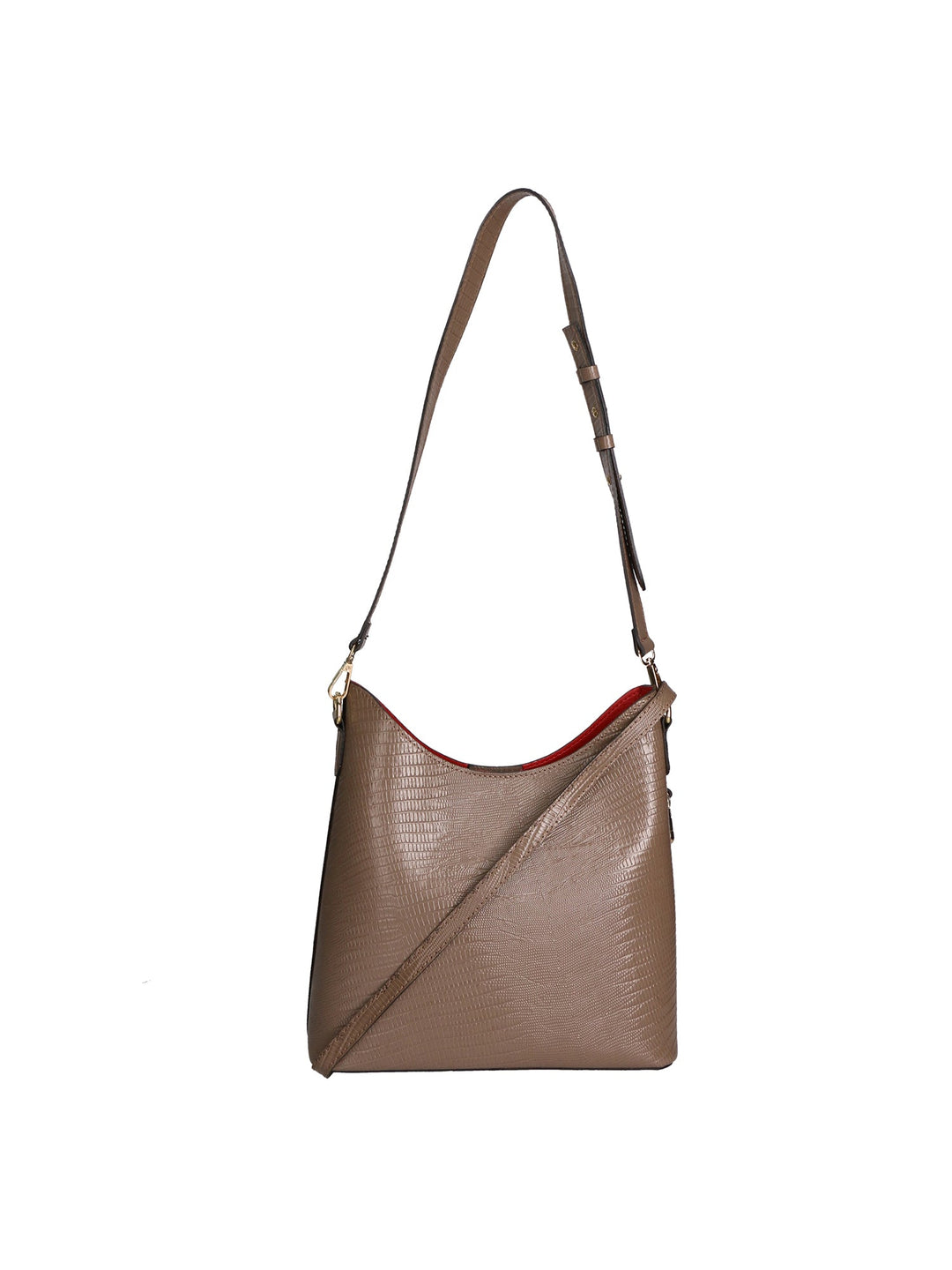 Arianna Borsa a spalla da Donna in Vera Pelle