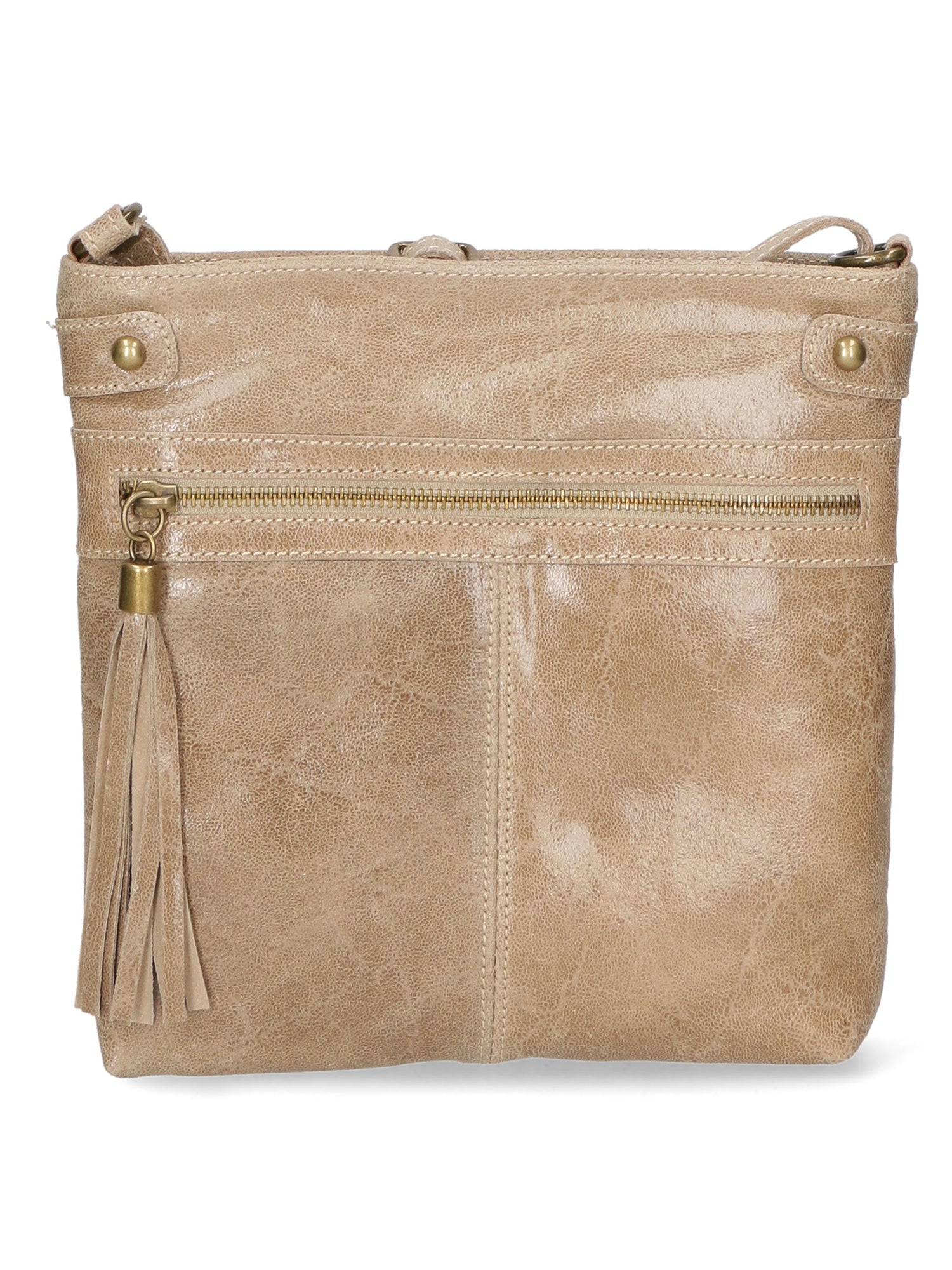 Borsa a tracolla da Donna in Vera Pelle | Gave Lux | GLX221003423FBG-TAUPE