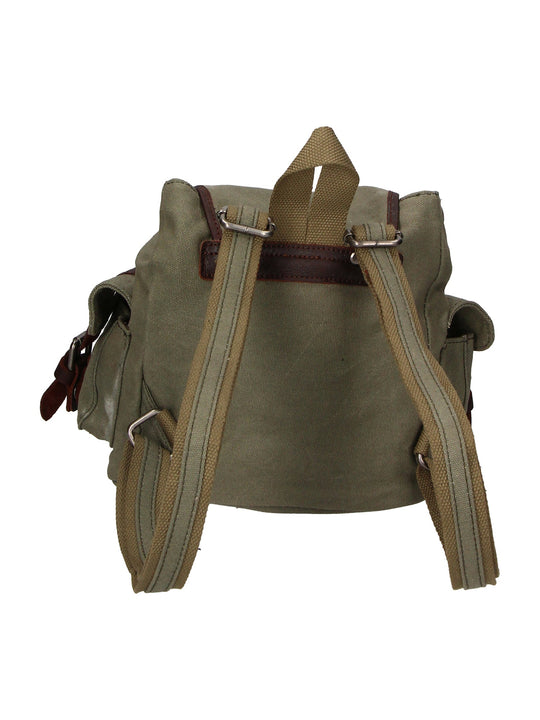 Micaela Unisex-Rucksack aus Canvas und Leder