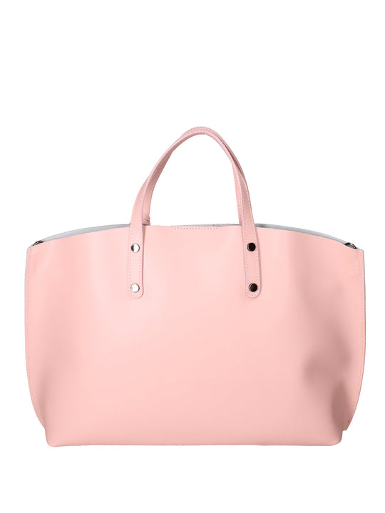 2094-L105_ROSA Borsa a spalla da donna In Vera pelle