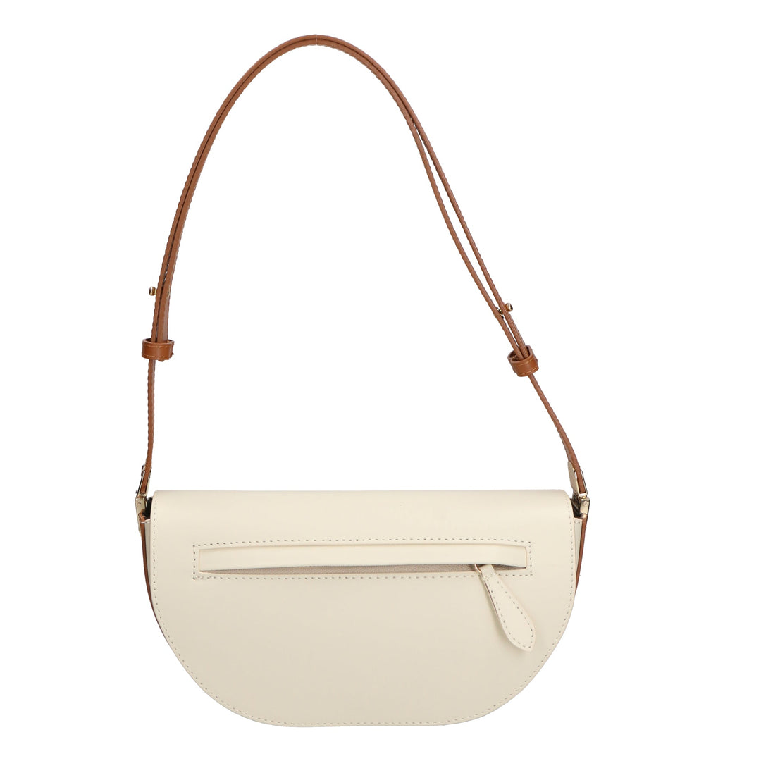 Borsa a tracolla da Donna in Vera Pelle | Gave Lux | GLX220630423FBG-L201_BURRO+L125
