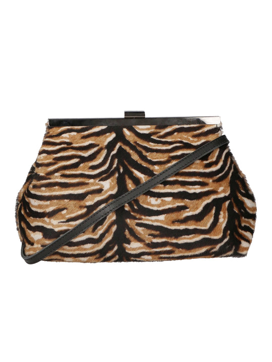 Lucy Damen-Clutch aus echtem Leder