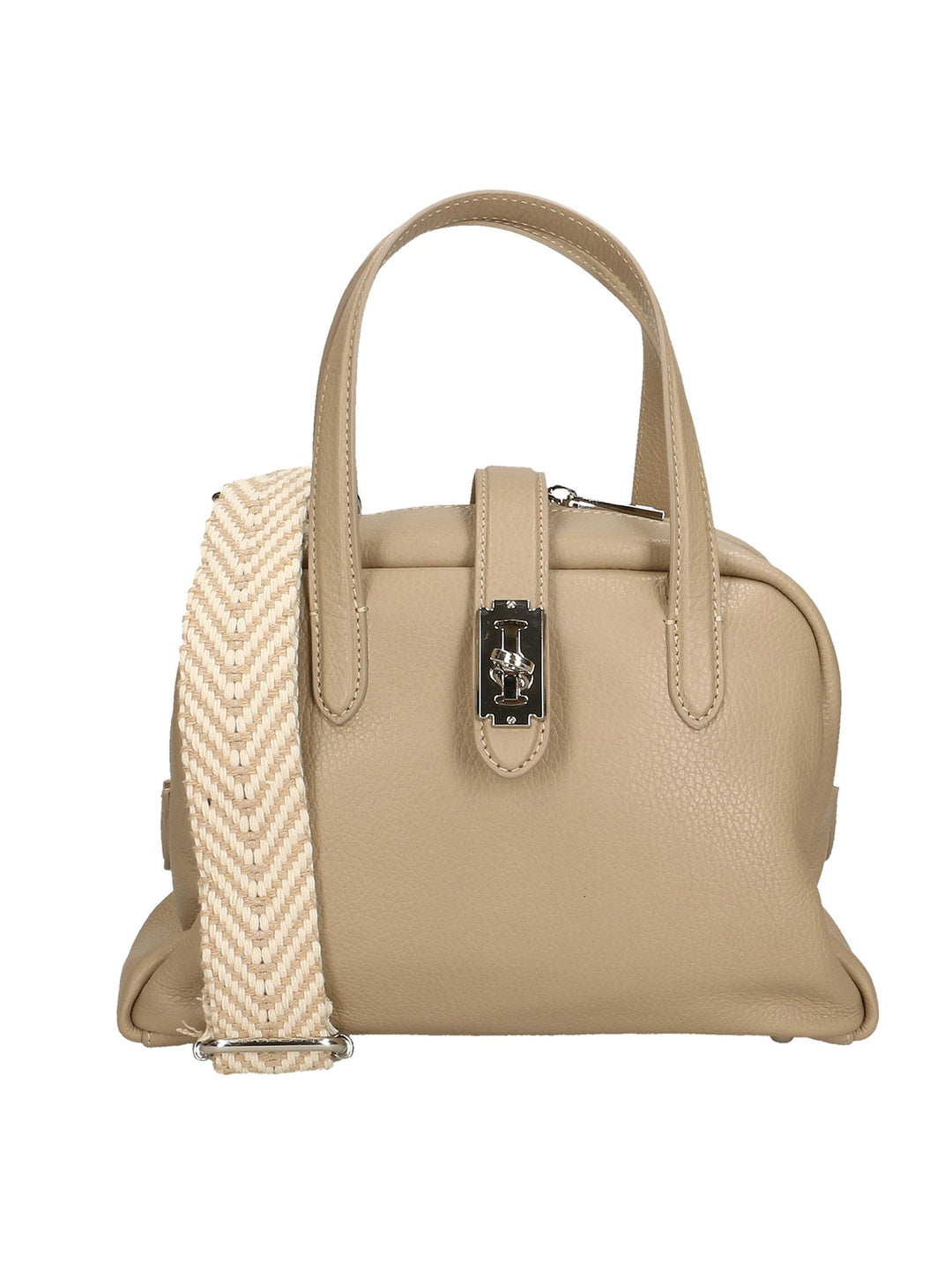 Borsa a mano da Donna in Vera Pelle | Gave Lux | GLX220167823FBG-D05_CAPPUCCINO_CAPUCHIN
