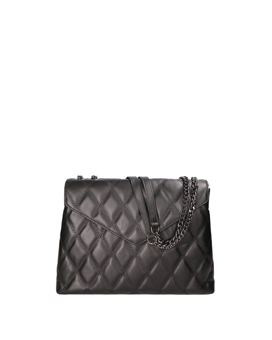 Borsa a mano da donna In Vera pelle | gave lux | GLX22TR0423FBG-NERO