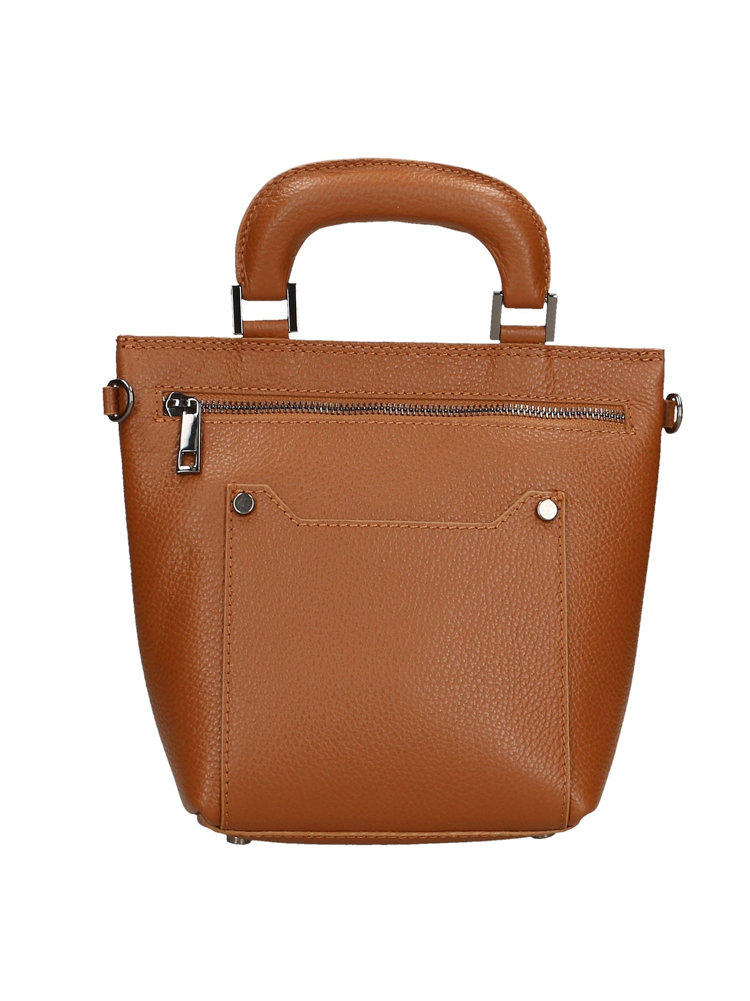 Borsa a mano da Donna in Vera Pelle | Gave Lux | GLX220220923FBG-D17_CUOIO_SCURO_DARK_COGNAC