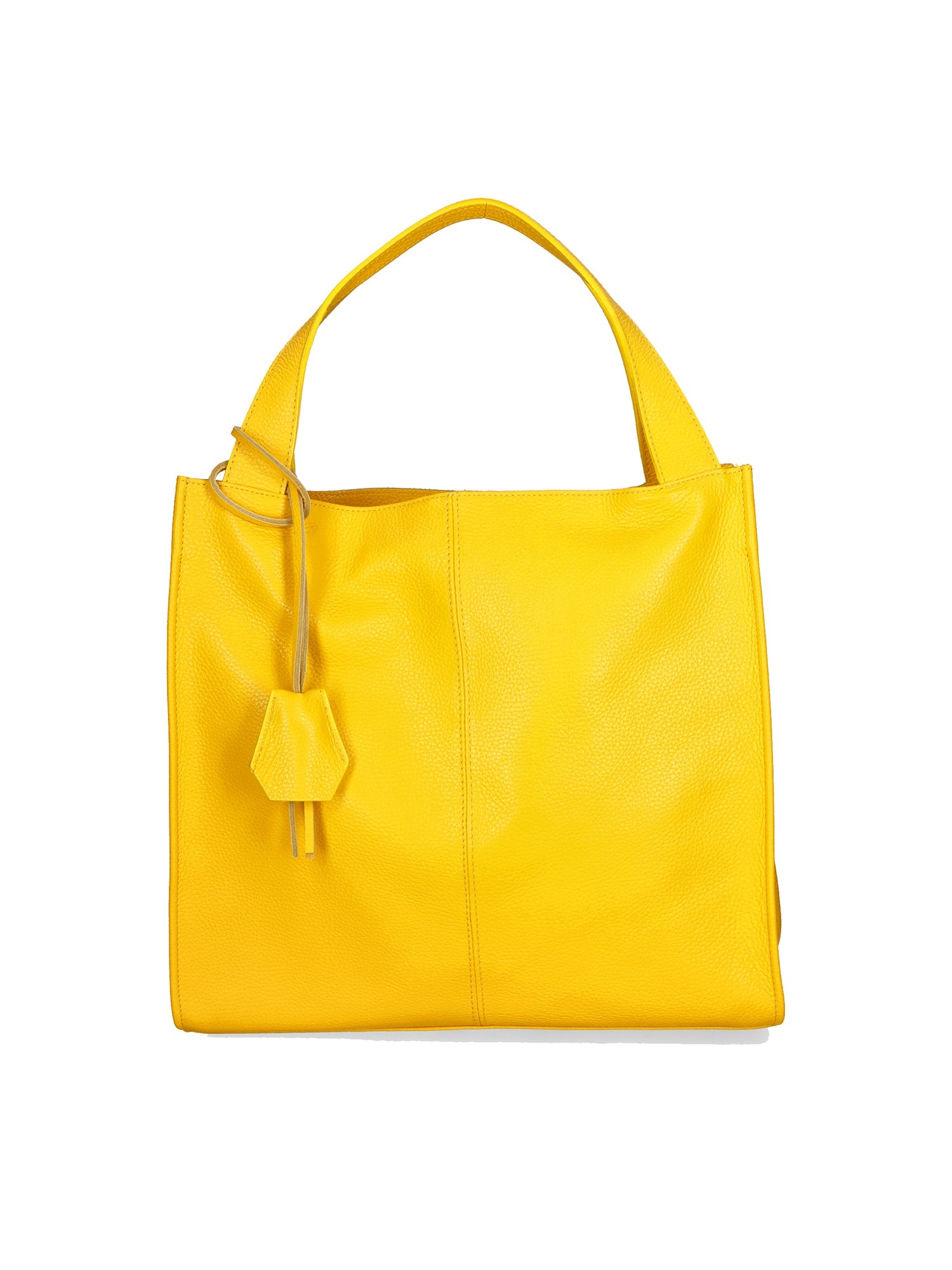 borsa a spalla da Donna in Vera Pelle | Gave Lux | GLX22331223FBG-D04_GIALLO_YELLOW