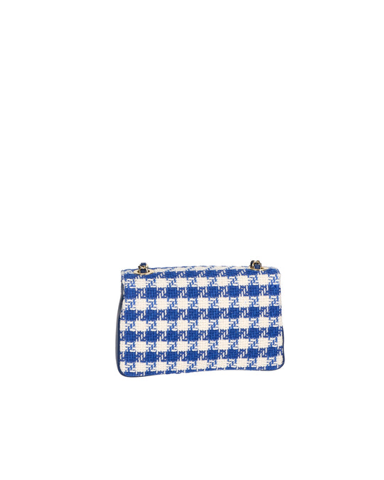 Borsa a tracolla da donna Misto Cotone e Pelle