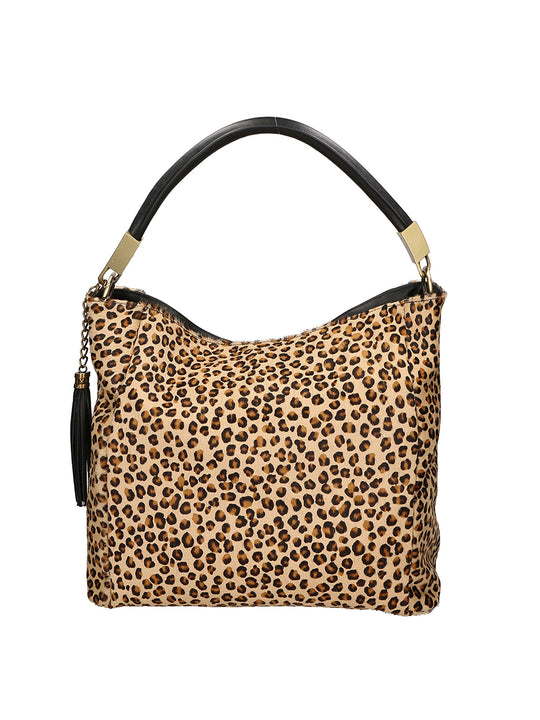Borsa a spalla da Donna in Vera Pelle | Gave Lux | GLX220547423FBG-GHEPARDO