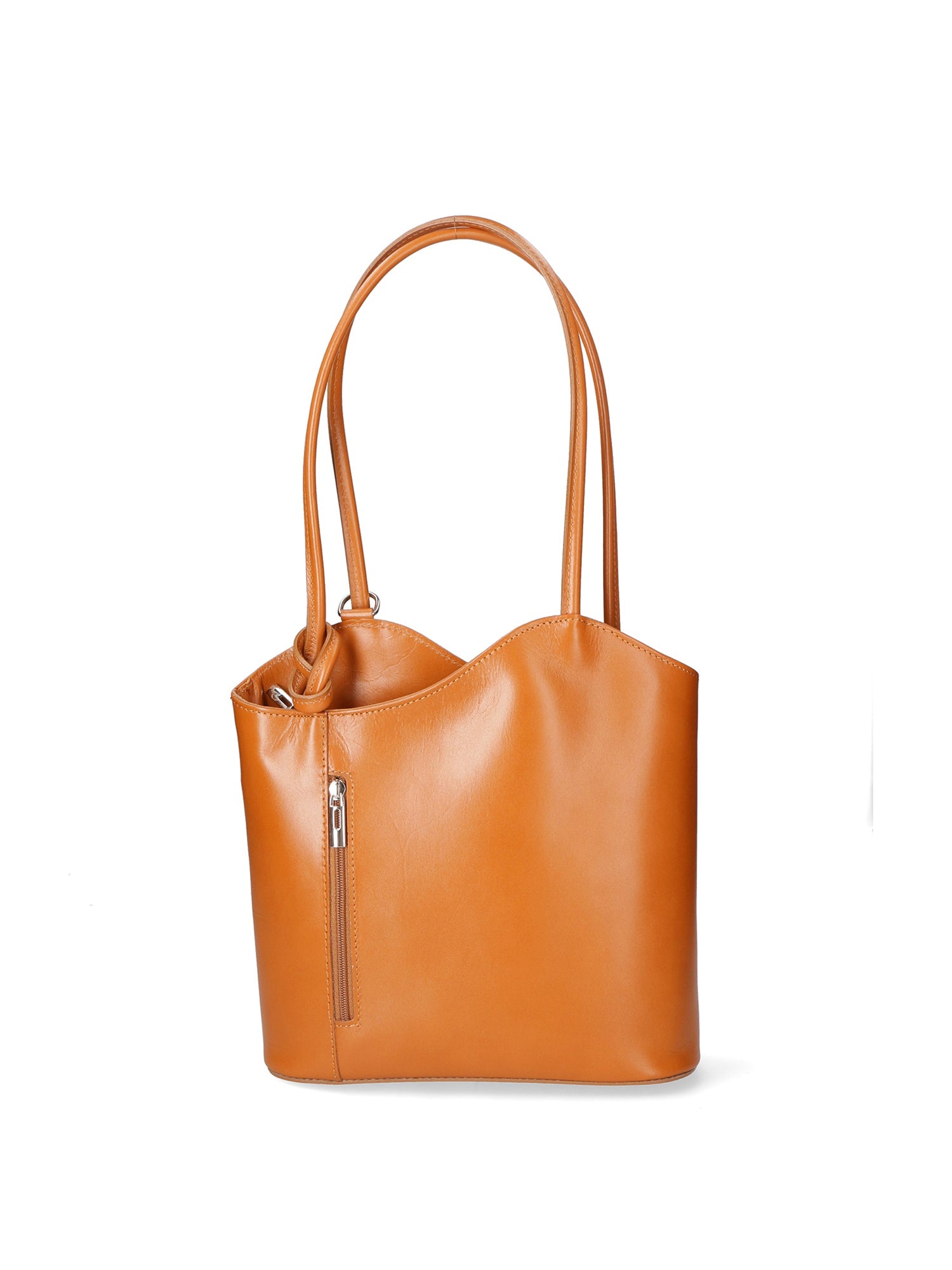 Borsa a spalla da Donna in Vera Pelle | Gave Lux | GLX22903923FBG-CUOIO_COGNAC