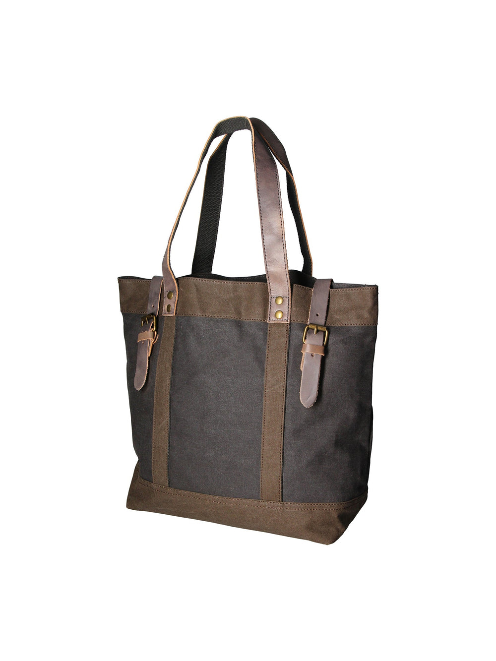 Maura Unisex-Handtasche aus Canvas und Leder