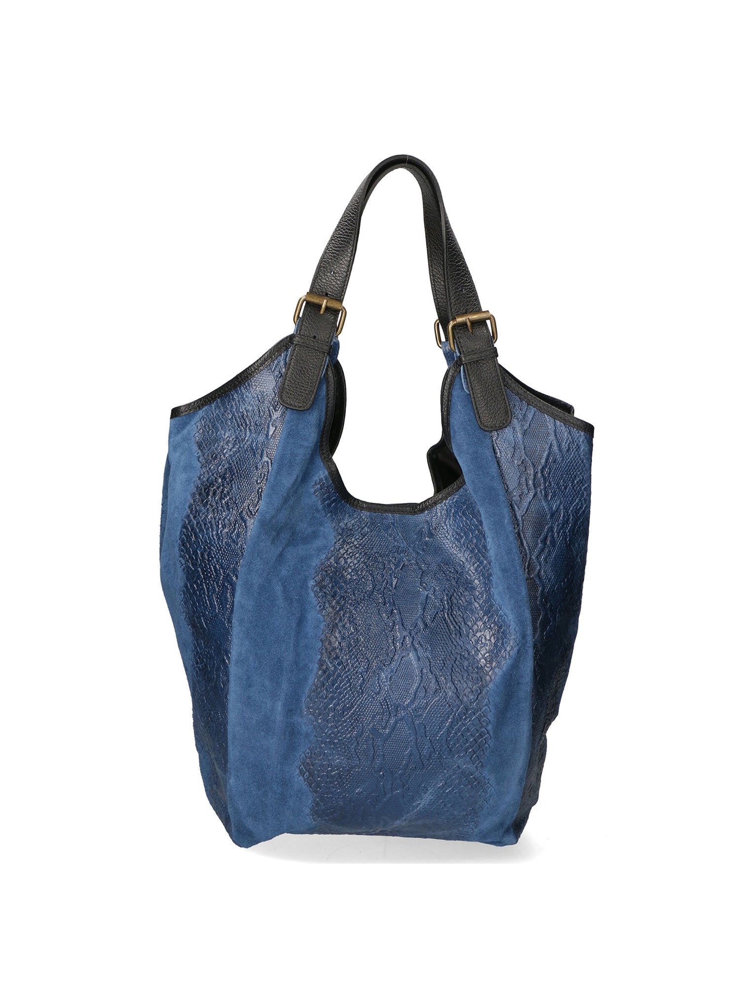 Borsa a spalla da Donna in Vera Pelle | Gave Lux | GLX228001123FBG-BLU