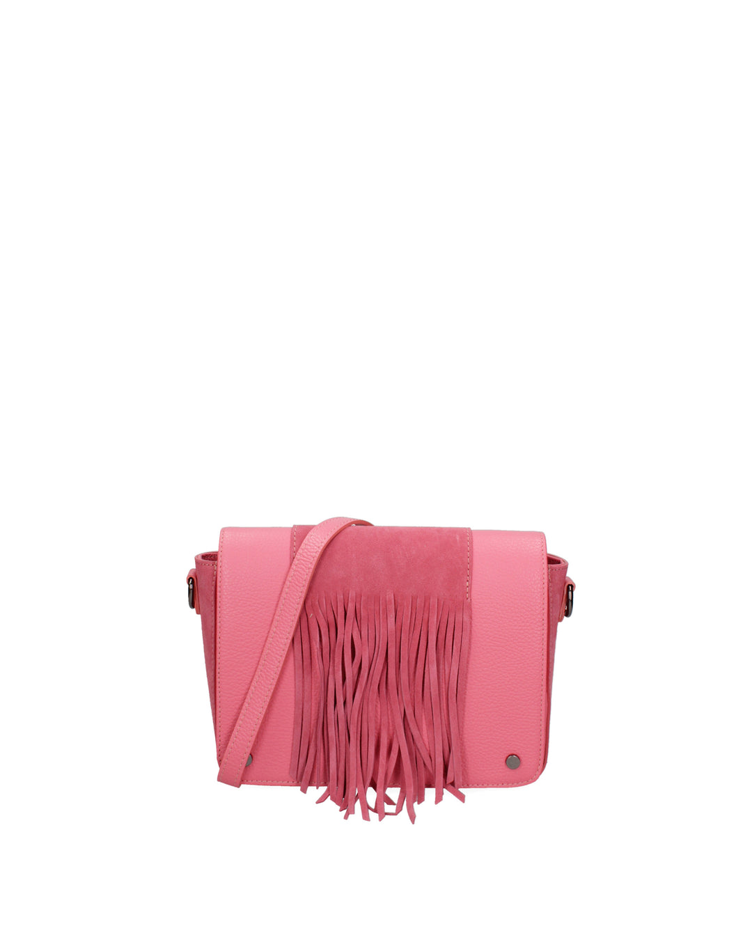 Borsa a tracolla da donna In Vera pelle | Gave Lux | GLX22891823FBG-FUCSIA