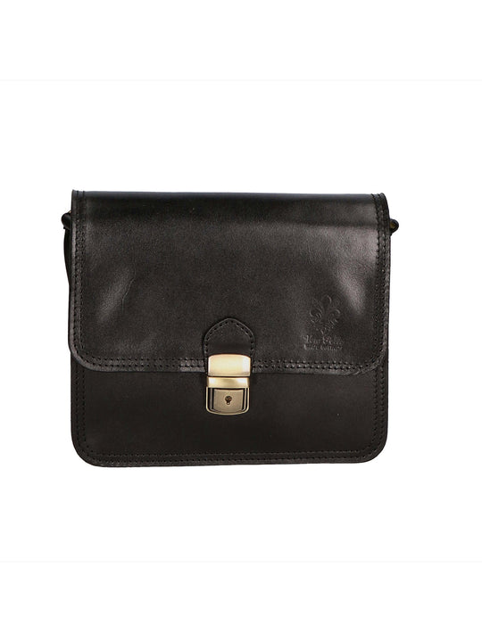 Borsa a tracolla da Donna in Vera Pelle | Gave Lux | GLX2210018_110723FBG-NERO_BLACK