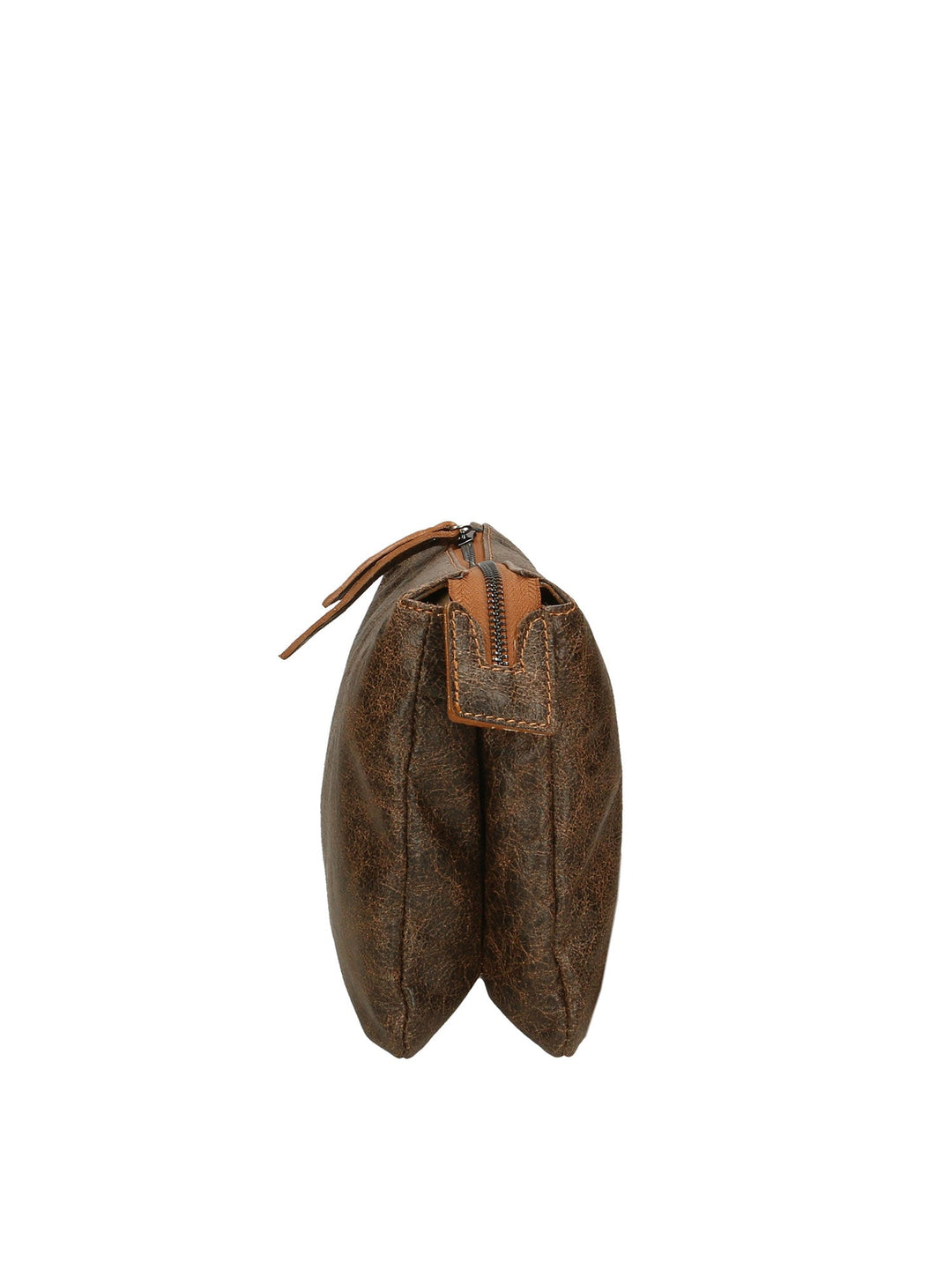 Women's clutch bag in genuine leather