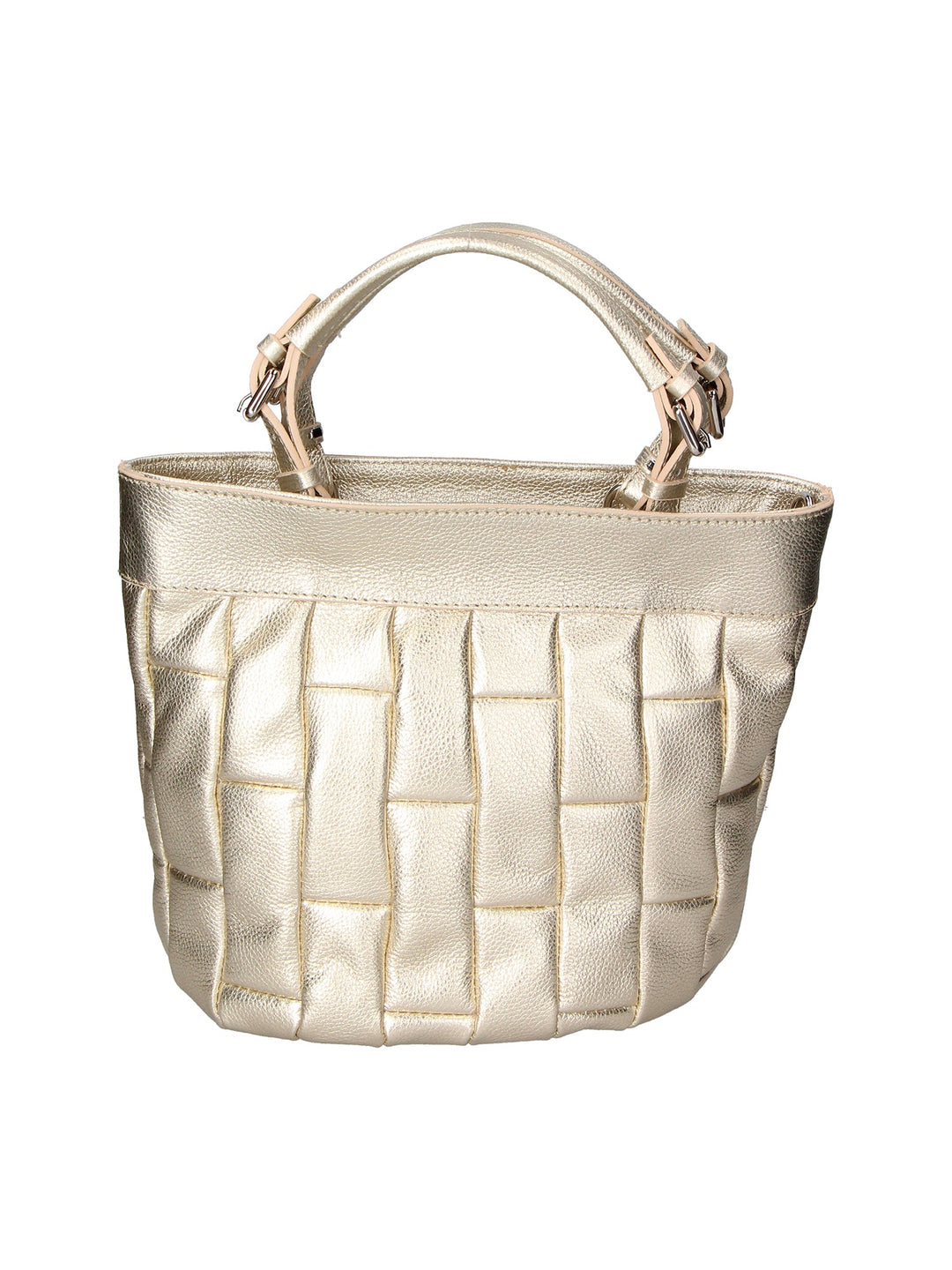 Borsa a mano da Donna in Vera Pelle | Gave Lux | GLX22SILVIA-3423FBG-PLATINO