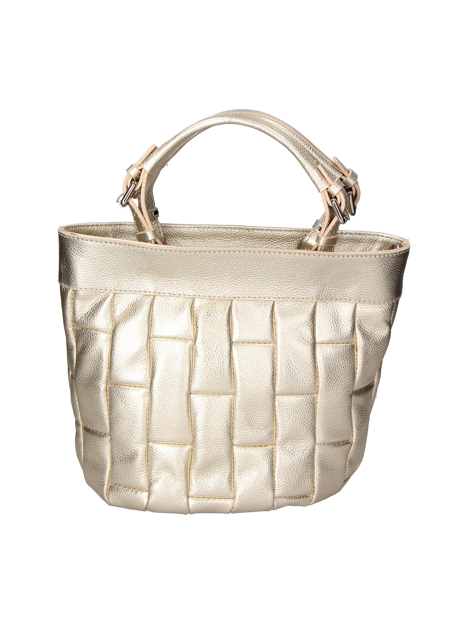 Borsa a mano da Donna in Vera Pelle | Gave Lux | GLX22SILVIA-3423FBG-PLATINO