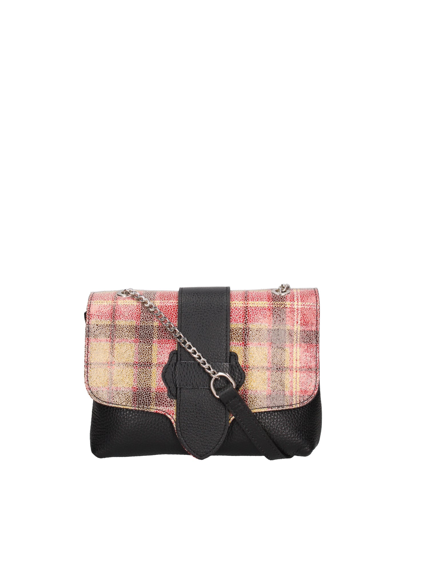 borsa a tracolla da donna In Vera pelle | gave lux | GLX2219494223FBG-NERO+ROSSO