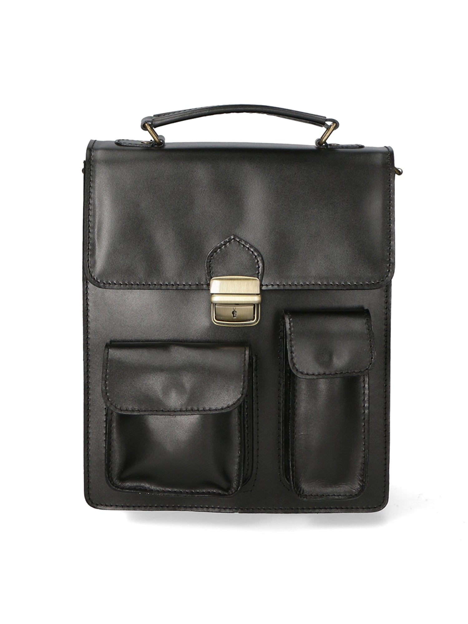 Borsa da lavoro Unisex in Vera Pelle | Gave Lux | GLX22701323FBG-NERO_BLACK
