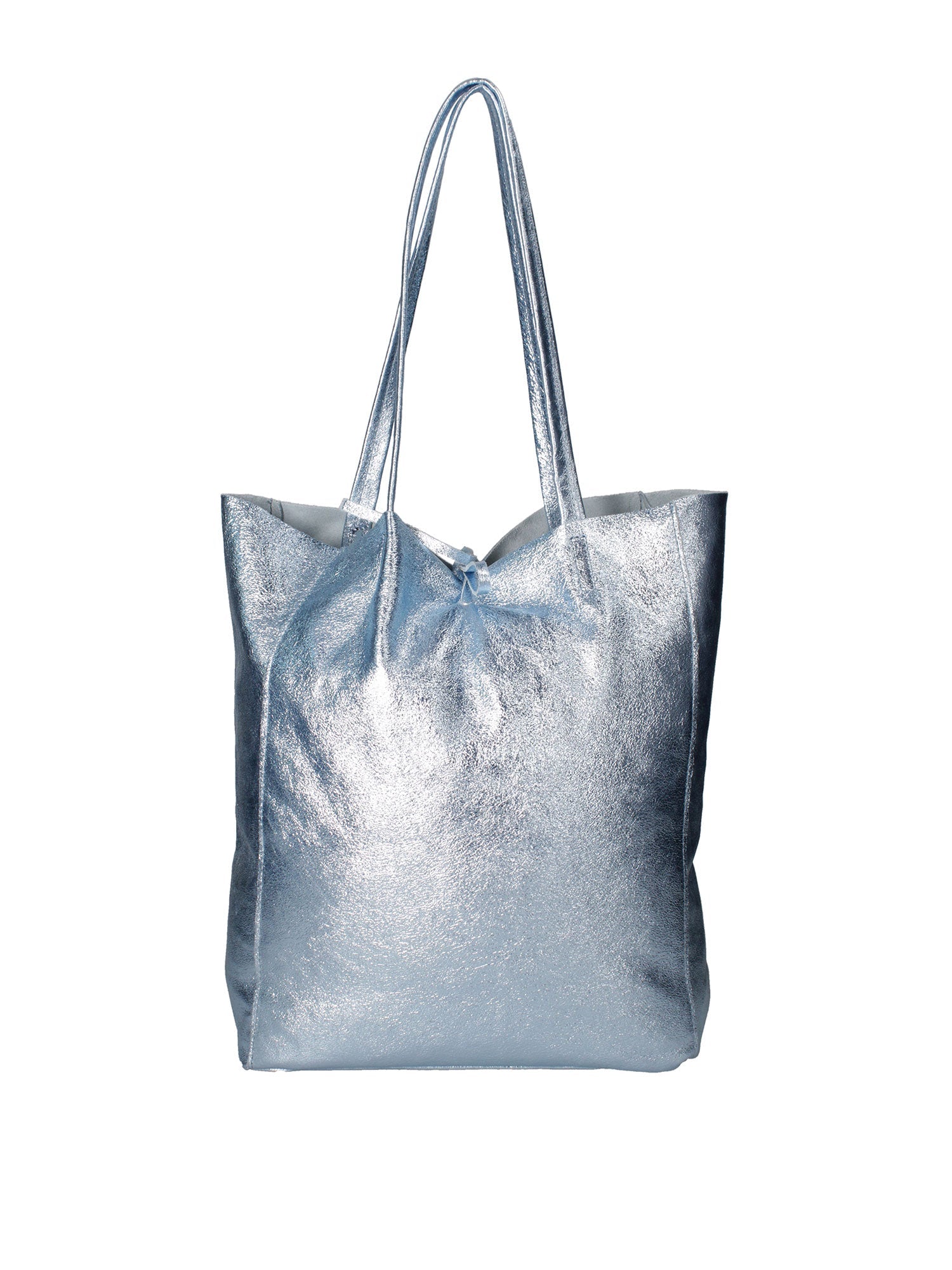 Borsa Shopper da donna In Vera pelle | Gave Lux | GLX220756523FBG-L042_CELESTE