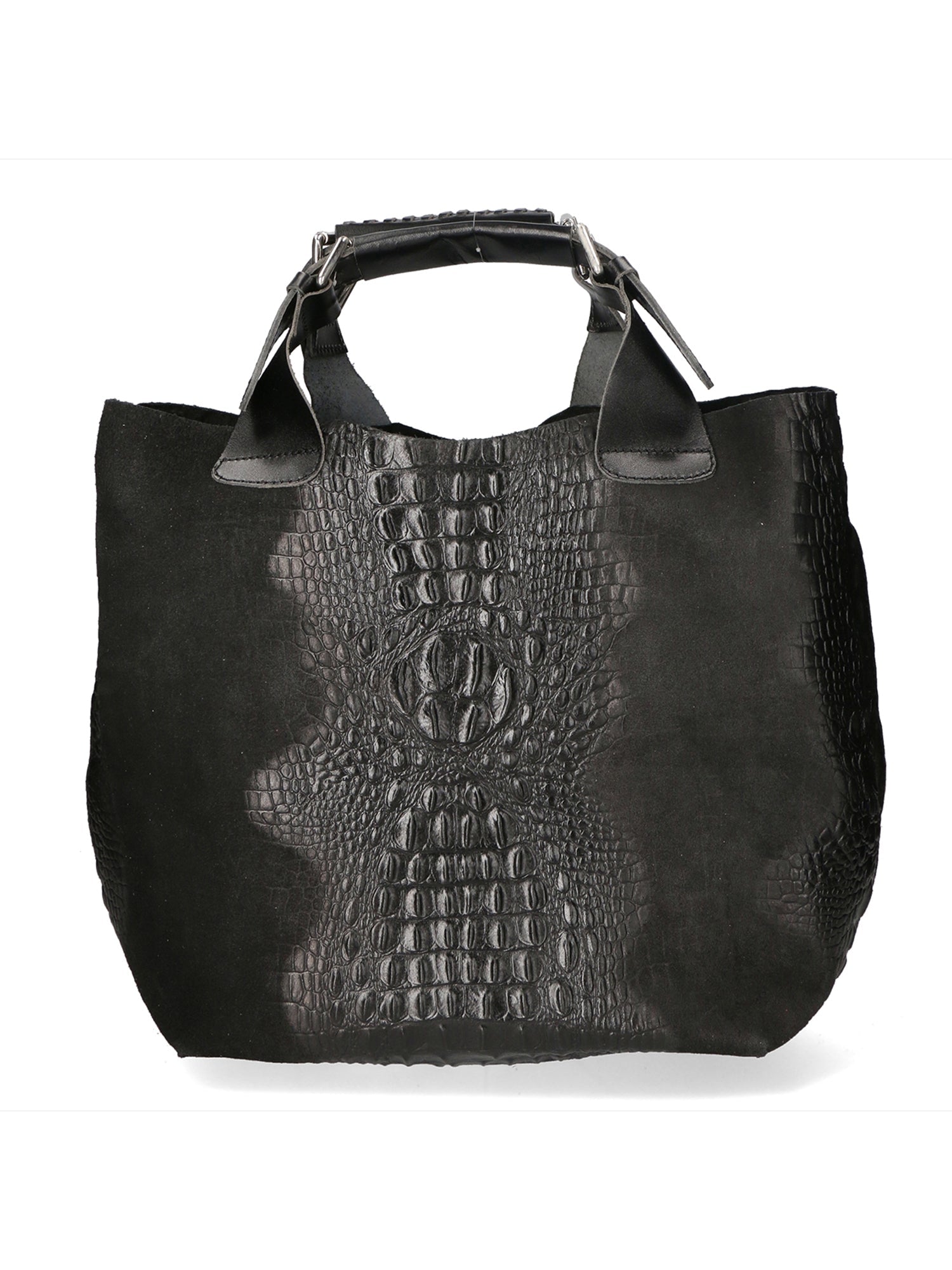 Borsa a spalla da Donna in Vera Pelle | Gave Lux | GLX229007_123FBG-NERO