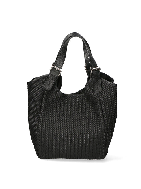 Borsa a sacca da Donna in Vera Pelle | Gave Lux | GLX228005023FBG-NERO