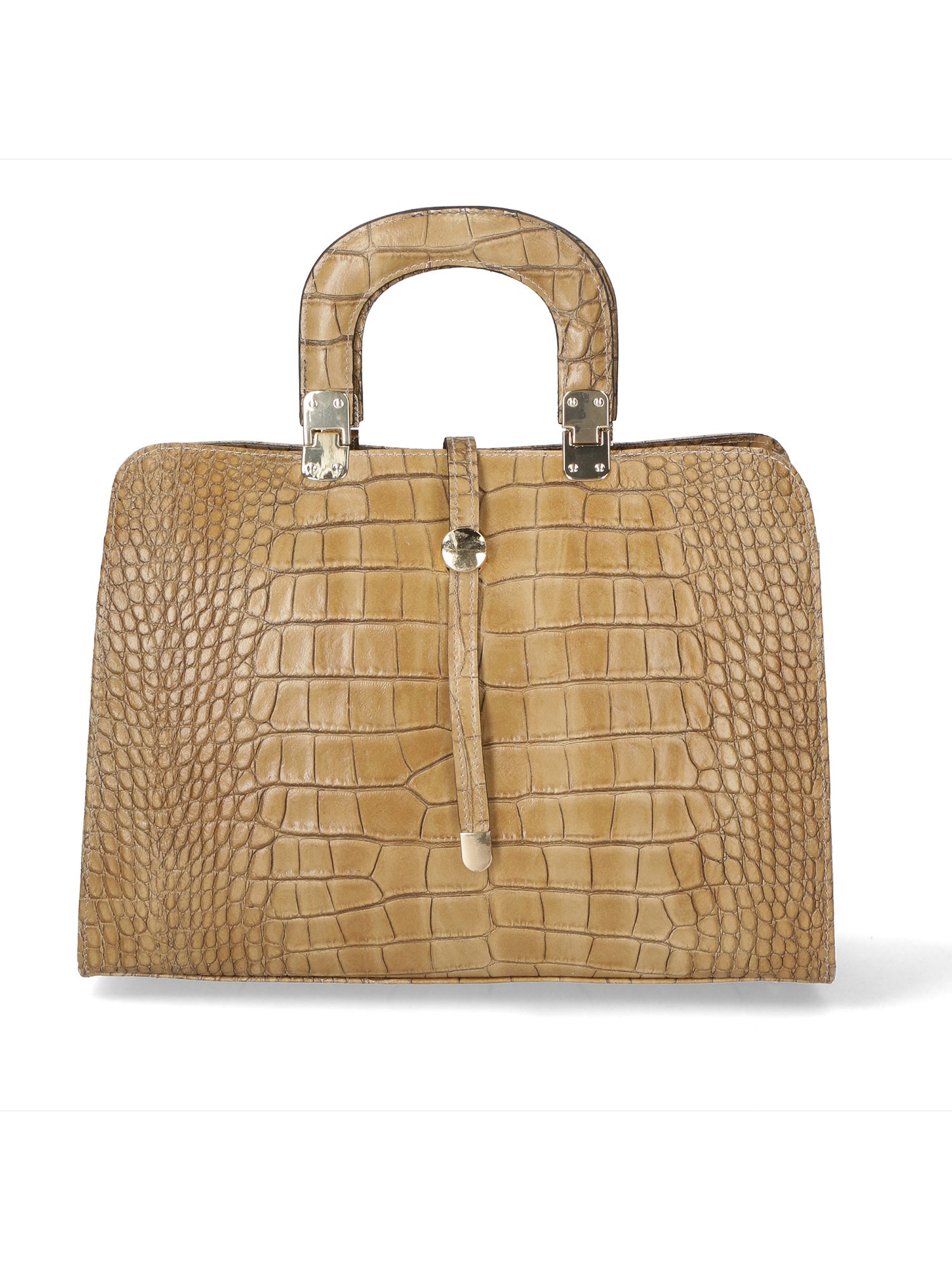 Borsa a mano da Donna in Vera Pelle | Gave Lux | GLX22213023FBG-FANGO_TAUPE