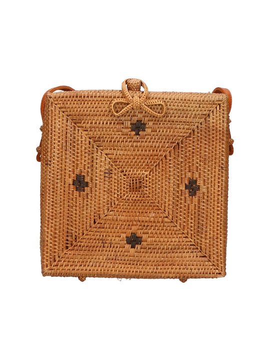 Borsa a tracolla da Donna in Rattan | Gave Lux | GLX228800423FBG-MIX