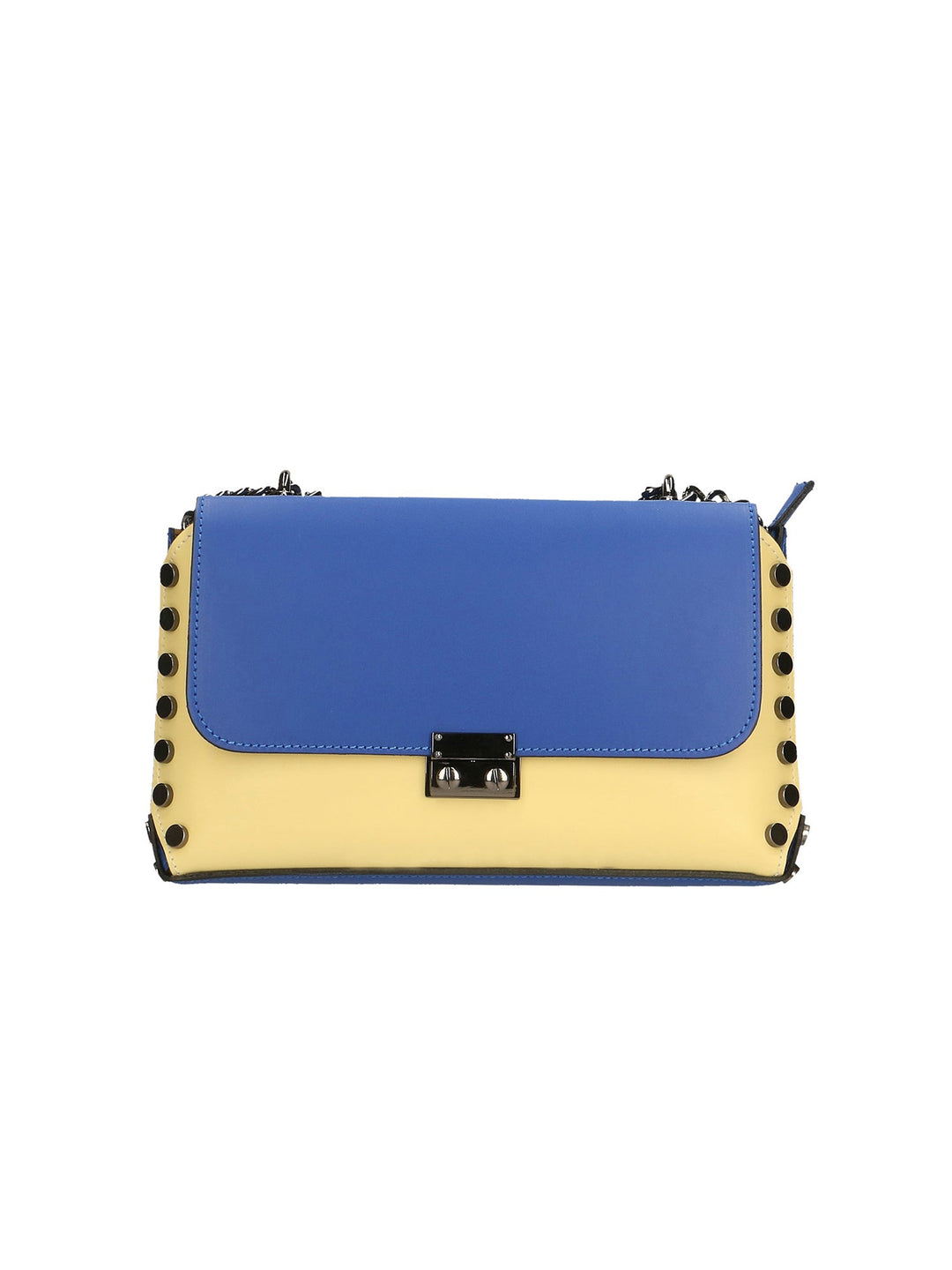 Borsa a tracolla da donna In Vera pelle | gave lux | GLX22864123FBG-GIALLO+BLU