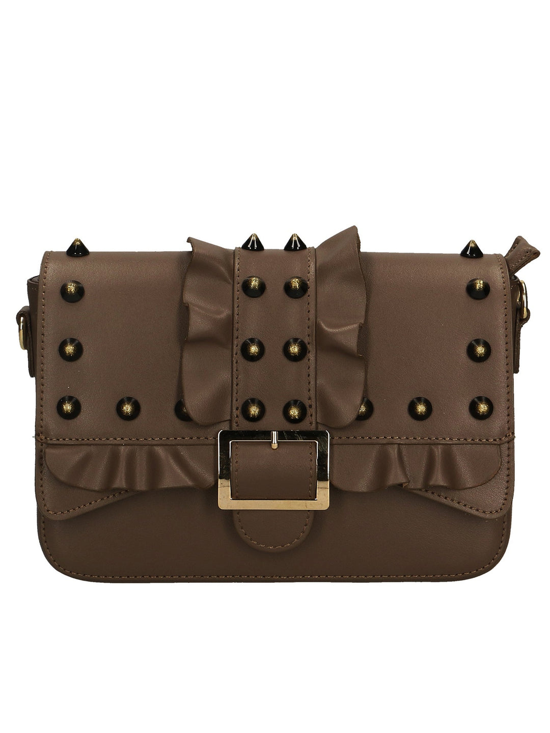Borsa a spalla da Donna in Vera Pelle | Gave Lux | GLX22181723FBG-T.MORO_DARK_BROWN
