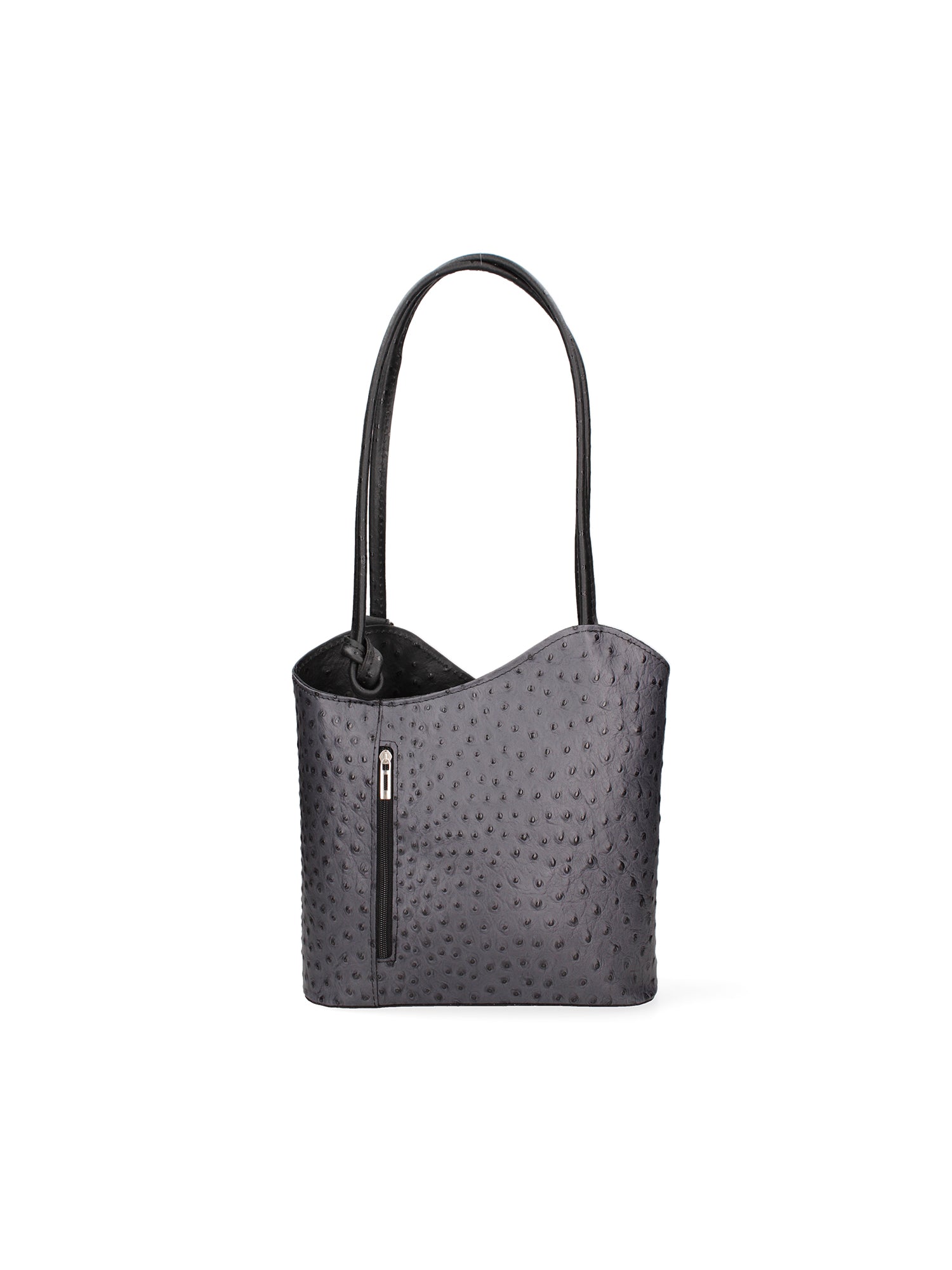 Zaino da Donna in Vera Pelle | Gave Lux | GLX22300523FBG-19_GRIGIO_20_NERO