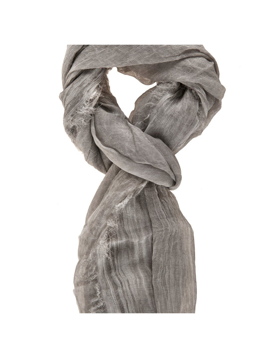 Sasha Unisex-Schal aus Baumwolle und Seide