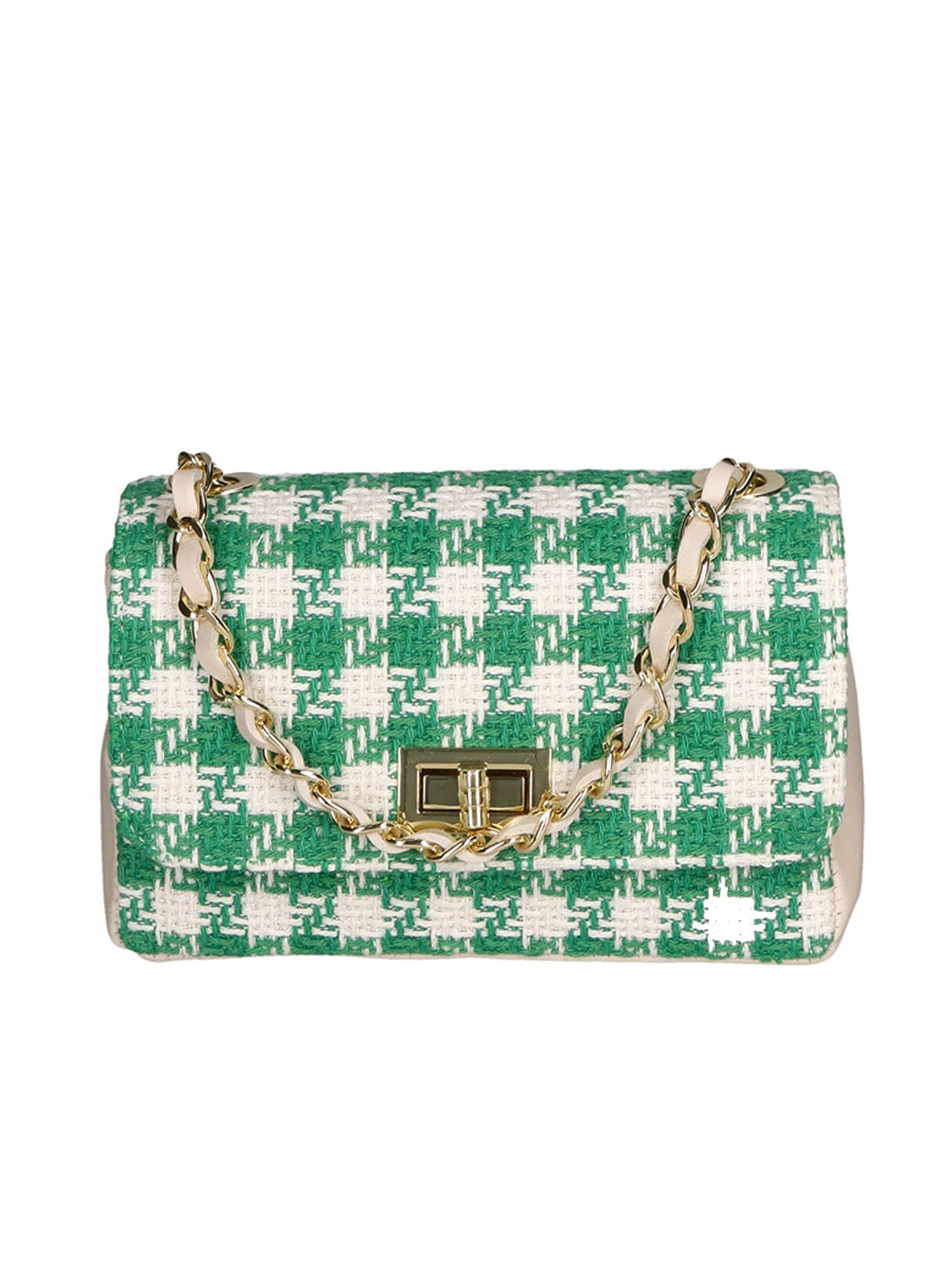 Borsa a spalla da Donna in Cotone | Gave Lux | GLX220501523FBG-14_VERDE_BOTTIGLIA