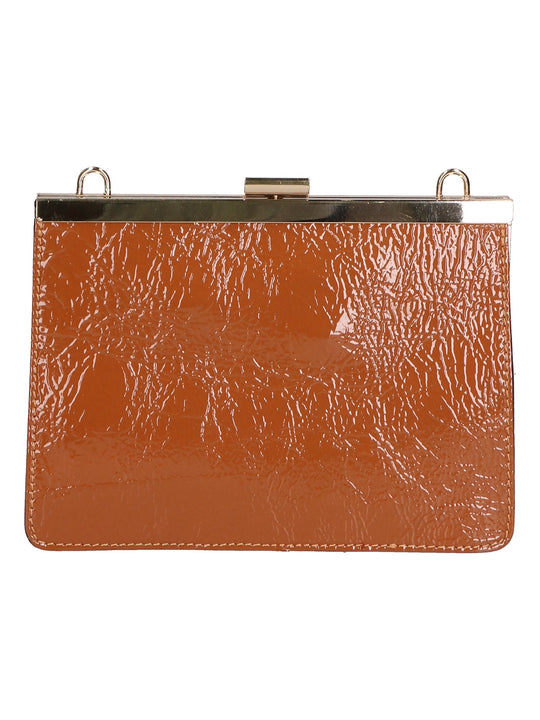 pochette da Donna in Vera Pelle | Gave Lux | GLX2218954623FBG-CUOIO_COGNAC
