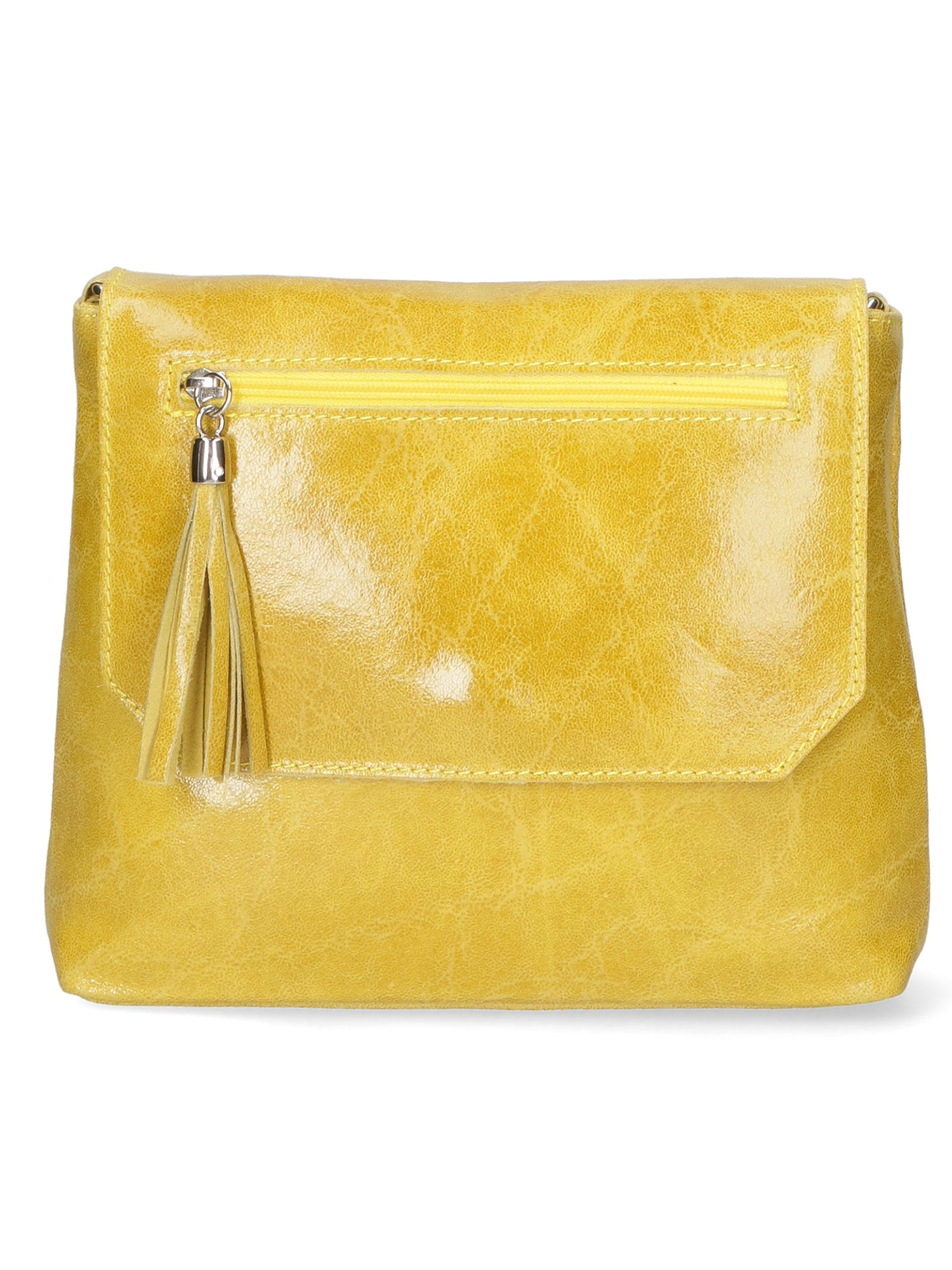 Borsa a tracolla da Donna in Vera Pelle | Gave Lux | GLX221003523FBG-GIALLO
