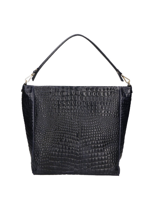 Borsa a spalla da Donna in Vera Pelle | gave lux | GLX220650023FBG-013_BLU_NAVY