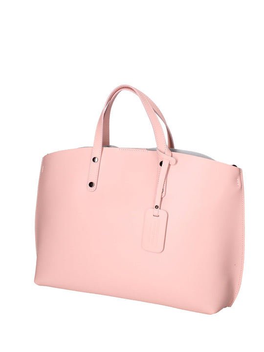 2094-L105_ROSA Borsa a spalla da donna In Vera pelle