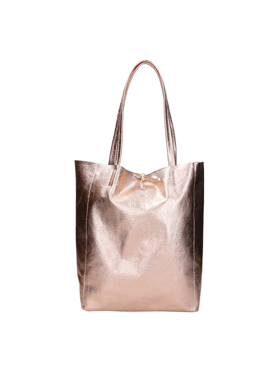 Borsa a spalla da Donna in Vera Pelle | Gave Lux | GLX220592123FBG-DL6_ORO_ROSA
