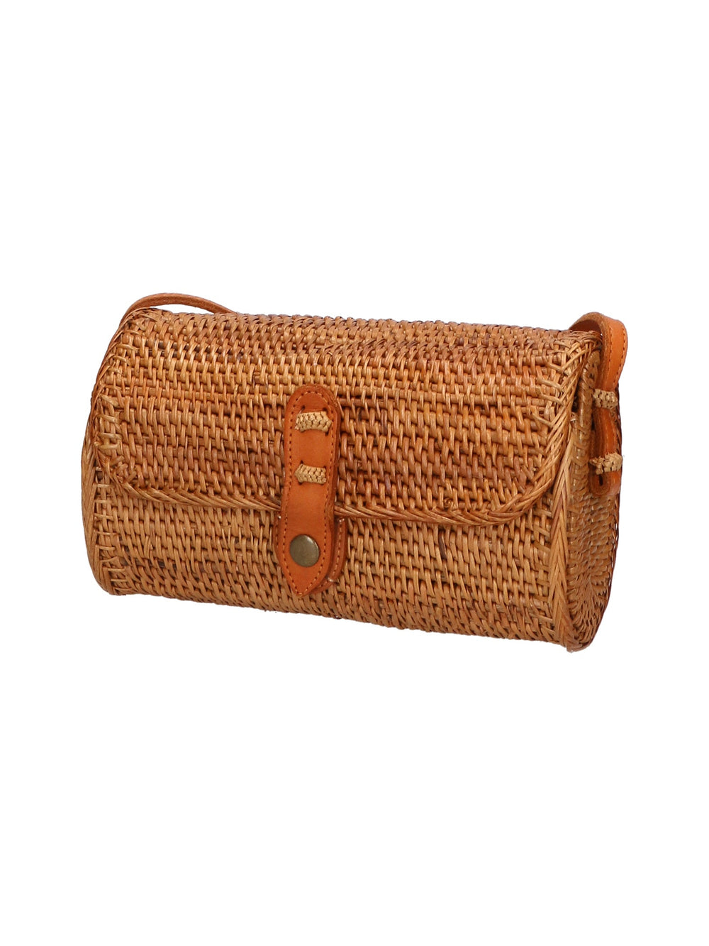 Laurentina Women's Rattan Shoulder Bag