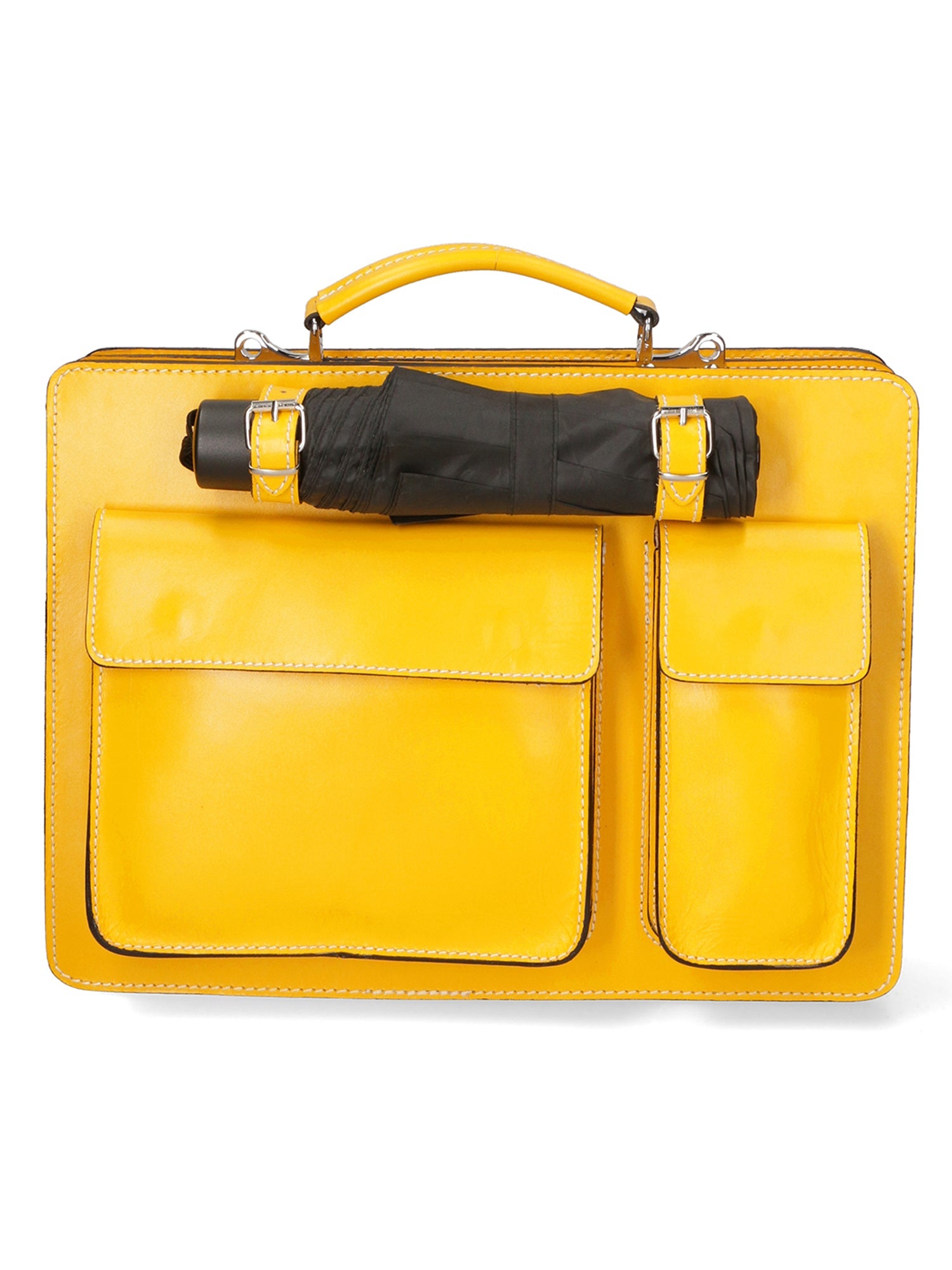 Borsa da lavoro Unisex in Vera Pelle | Gave Lux | GLX22700523FBG-GIALLO