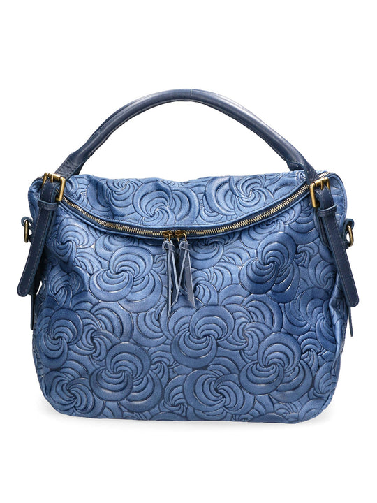 borsa a mano da Donna in Vera Pelle | Gave Lux | GLX228001423FBG-012_BLU_JEANS