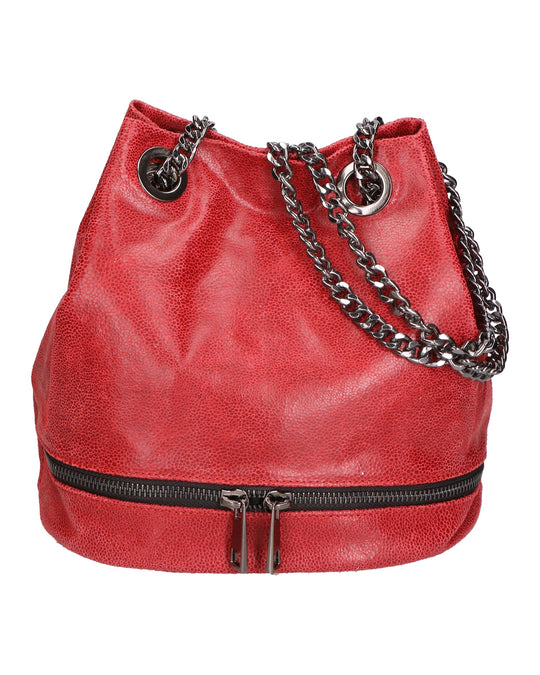 Borsa a spalla da donna In Vera pelle | gave lux | GLX22113123FBG-ROSSO_SCURO