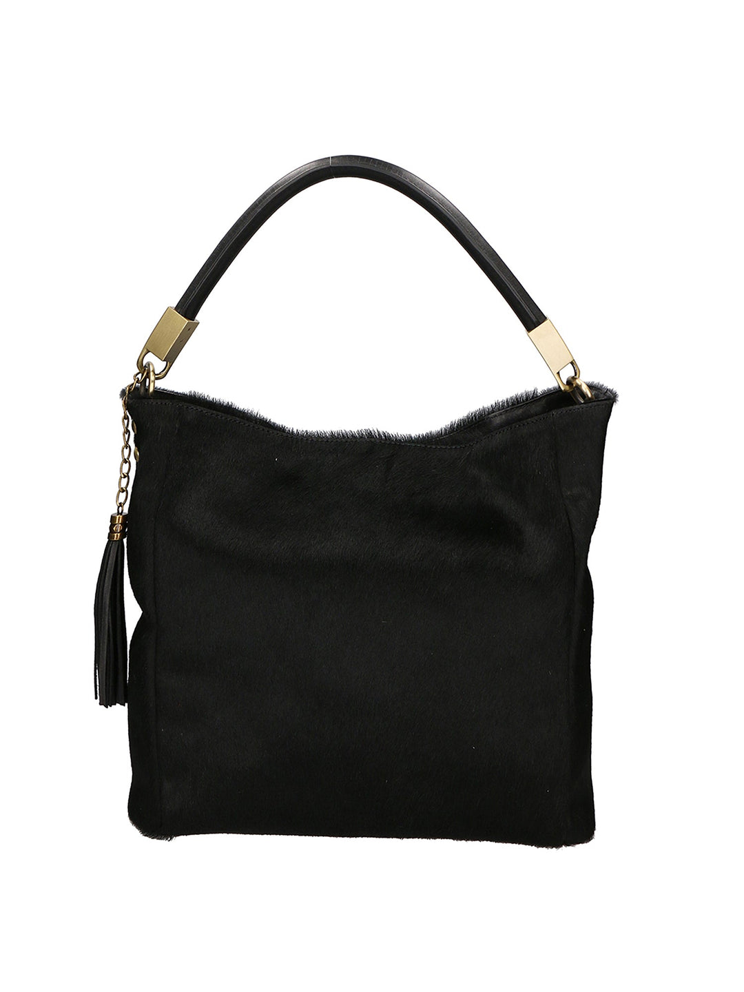Borsa a spalla da Donna in Vera Pelle | Gave Lux | GLX220547423FBG-NERO